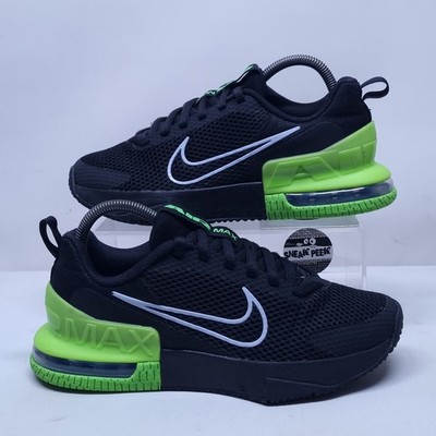 Nike Air Max Alpha - UK Größe 6,5 - Turnschuhe Schwarz Grün Sneaker EUR 40,5