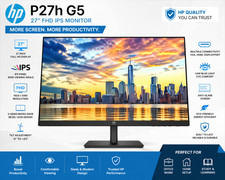 Image of HP P27h G5 Monitor 27" FHD Display • Brand New • Sealed Box • Warranty Included