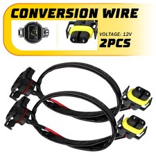 Pair 5202 H16 To H11 H8 Fog Light Conversion Wire Harness Pigtail Extension New. Pair 5202 H16 To H11 H8 Fog Light Conversion Wire Harness Pigtail Extension New.