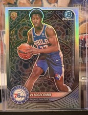 2025-26 Bowman NBA VJ Edgecombe Etched in Glass Rookie Case Hit SSP Stained 🔥