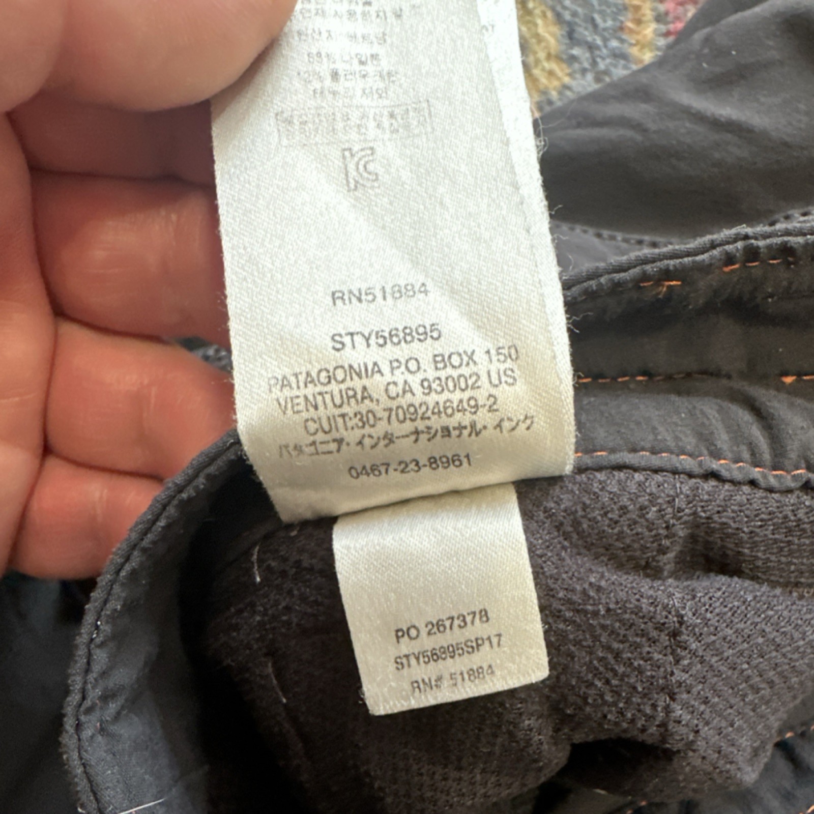 Patagonia Men's 33 Black Convertible Straight Leg Hiking Pants Polyamide Zip  thumbnail 9