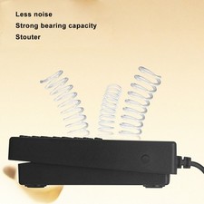 Black Universal Sustain Pedal Electric Keyboard Momentary Footswitch Stepper NY