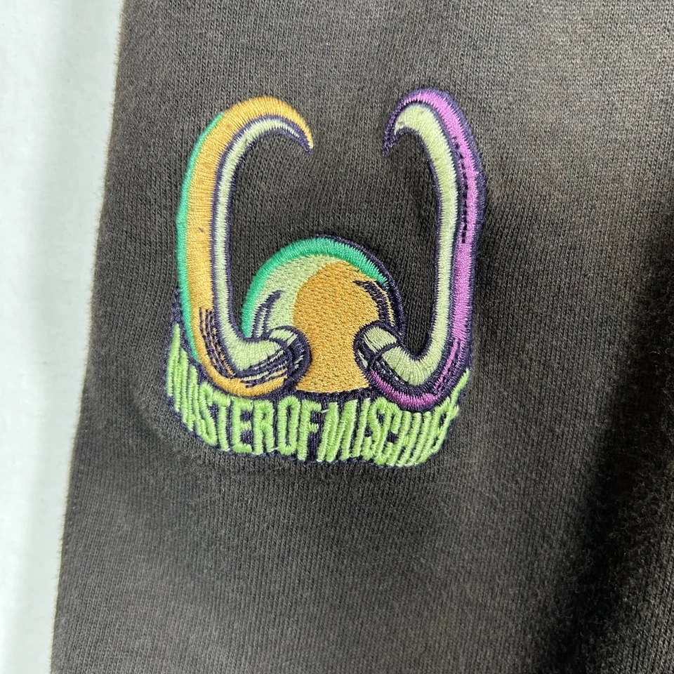 Pantalones Cortos de Sudadera Disney Marvel LOKI Para Hombres Talla Med Estampados Gráficos y Cordón Rosa Foto 3 de 4