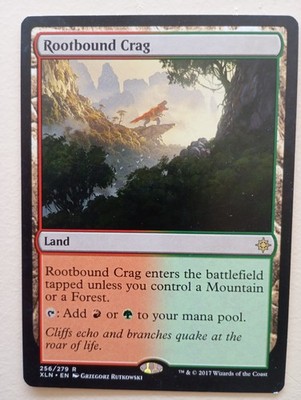 Rootbound Crag - MTG - Ixalan - NM