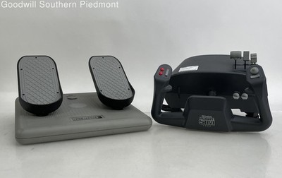 CH Products USB Flight Yoke FSY211U and Pedal PPU995 Set - Tested (#DW9KN3)