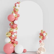 8FT Spandex Wedding Arch Cover for Ceremony Birthday Party Decoration