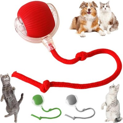 Interactive Cat Toys Ball Automatic Bouncing Ball Type-C Charging Motion Cat Toy