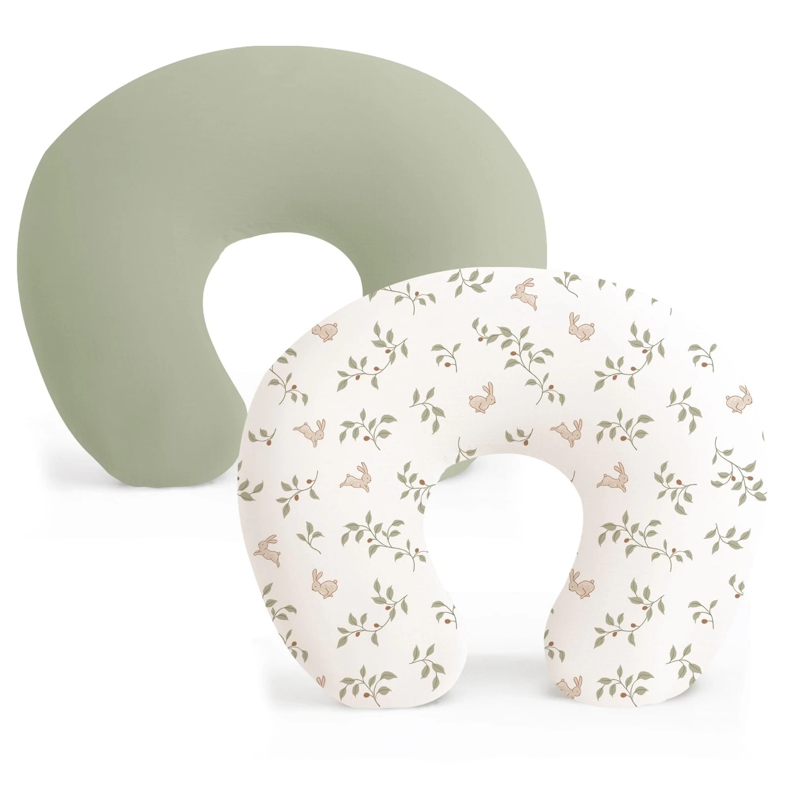 Konssy 2 Pack Nursing Pillow Covers, Stretchy and Soft Nursing Cover for
Opens in a new window or ta