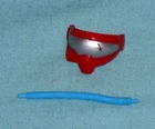 G.I. GI JOE gijoe FAST DRAW WEAPONS PARTS LOT unbroken air hose visor FREE SHIP