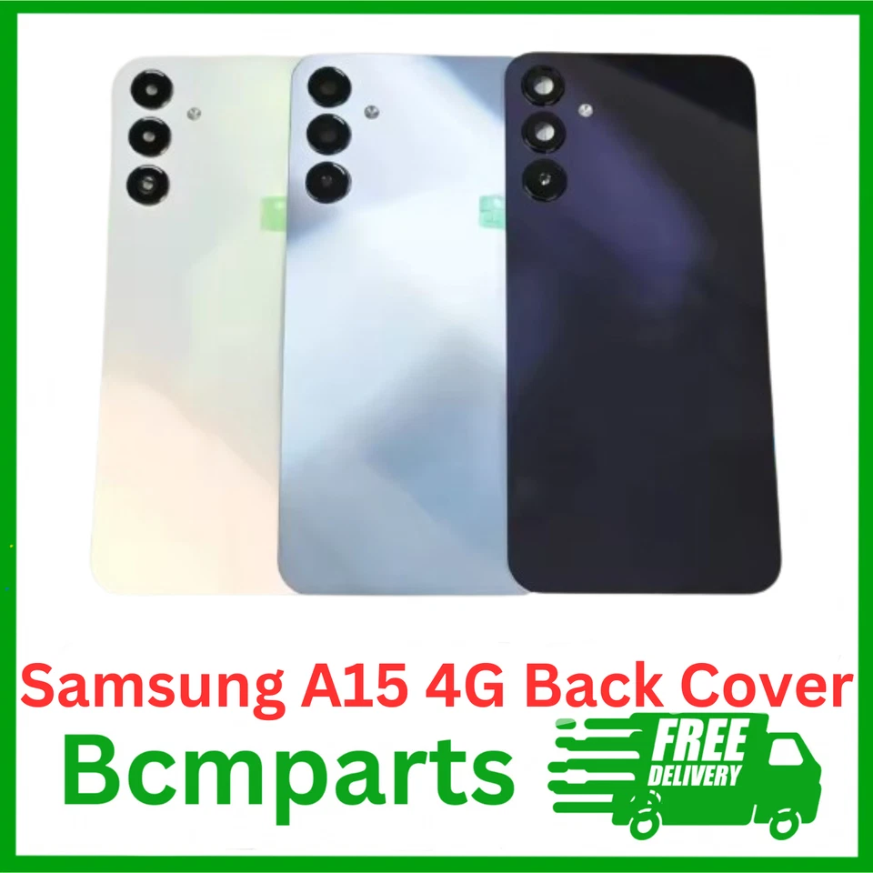 BCMPARTS For Samsung Galaxy A15 4G Rear Back Glass Battery Cover Replacement UK Stock