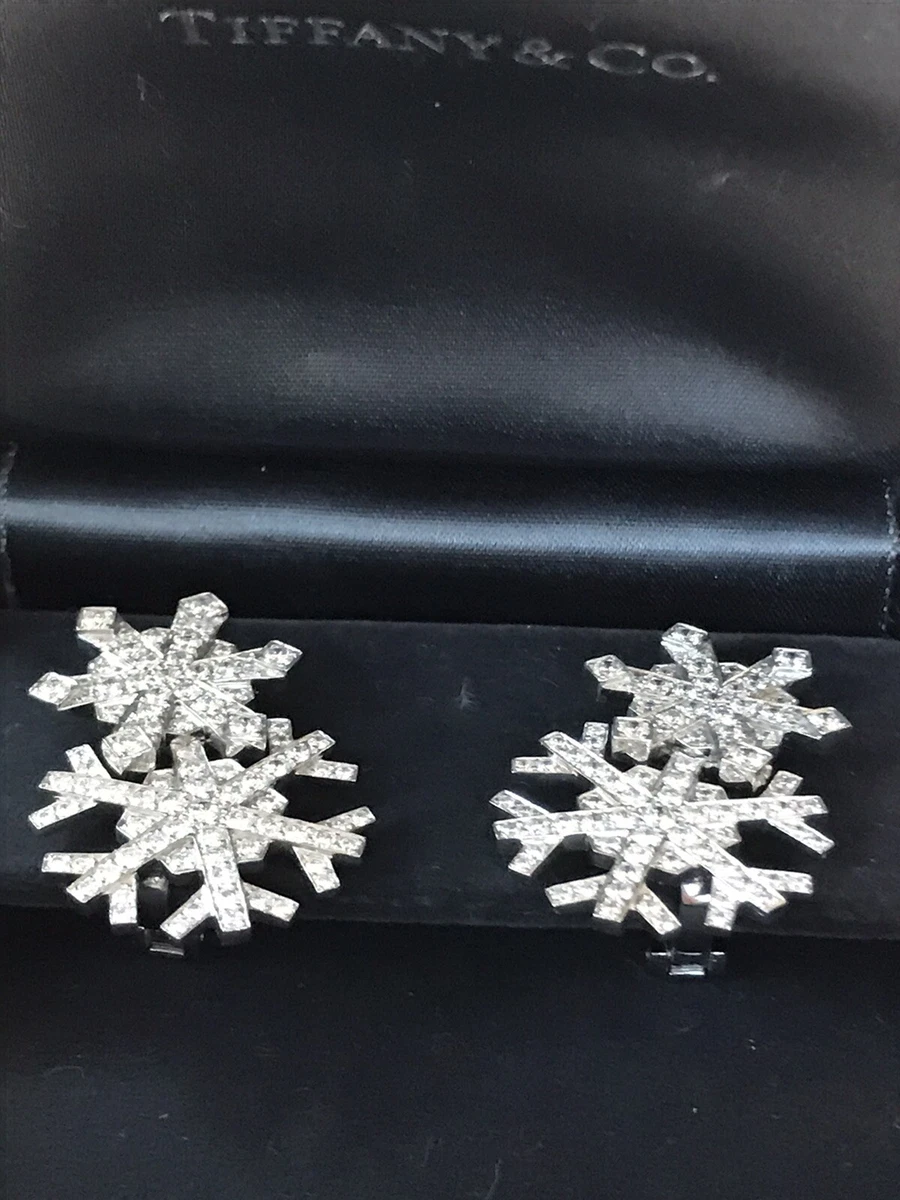 Diamond snowflake earrings tiffany deals