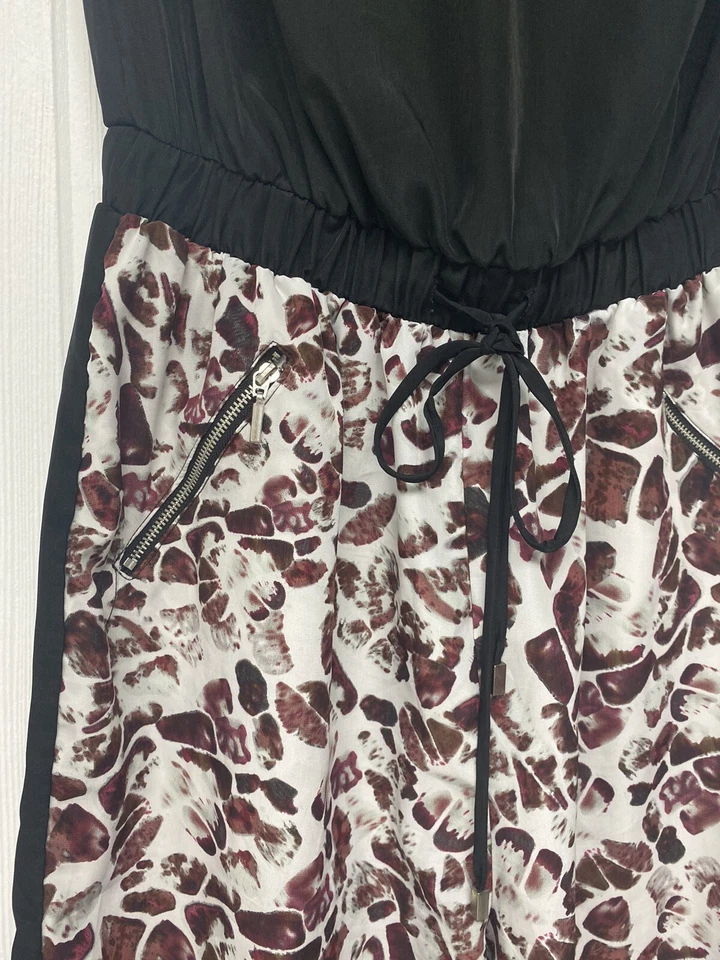 Mossimo женщин комбинезон брюки без бретелек блузка черный коричневый размер M/M - Изображение 3 из 4