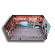 Full RC 1/10 Scale Garage Wall Sticker California Graffiti Printed Decal Graphic