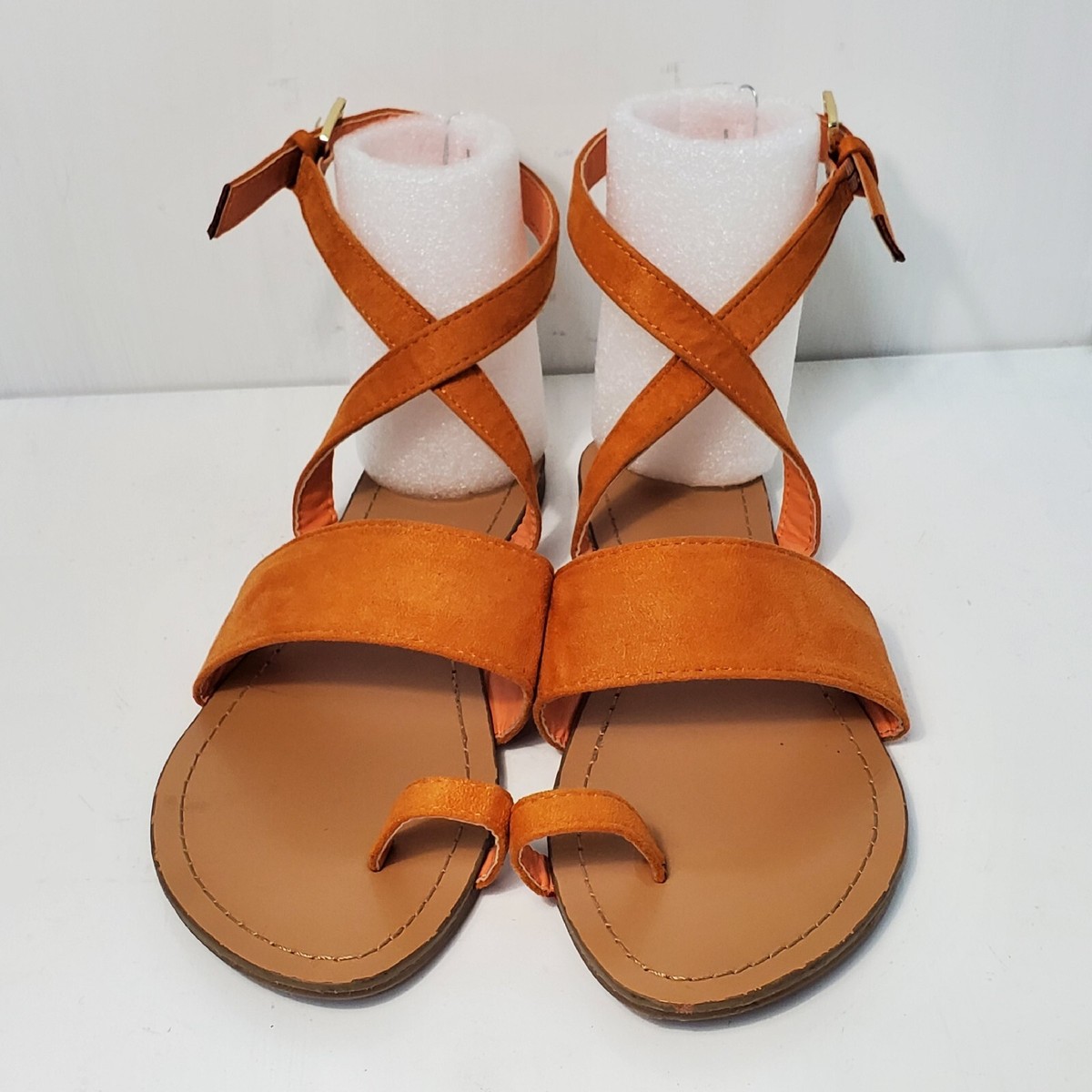 Ankle Flats Forever 21 Sale Forever 21 Flat Sandals Store Buy Forever 21  Women S Brown, image size:1200x1200