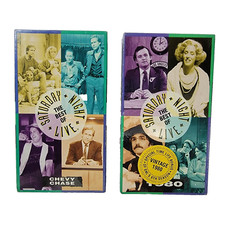 The Best of Saturday Night Live Time Life VHS Chevy Chase 1980 Sealed Lot of 2