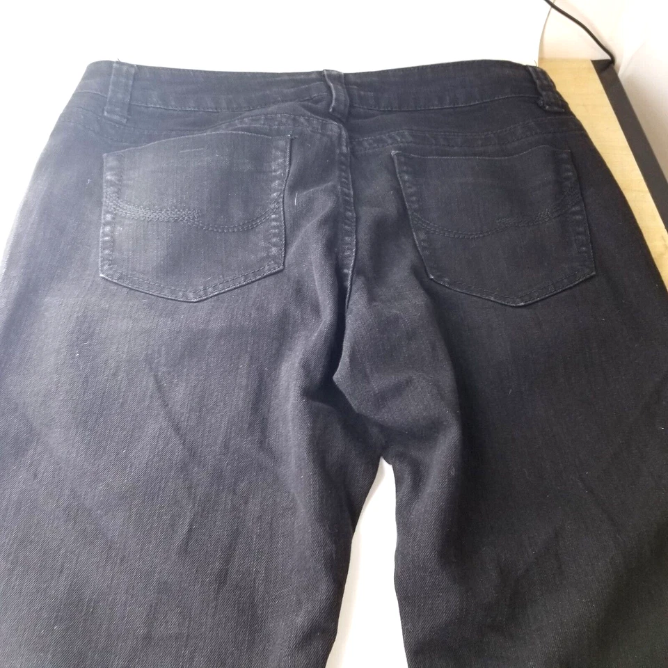 Bongo Womens Skinny Jeans Size 15 Dark Wash Cotton Blend Stretch Black Denim - Image 2 of 4