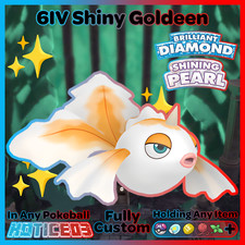 ✨ Shiny GOLDEEN 6IV ✨ Pokemon Brilliant DIAMOND and Shining PEARL lv1+MasterBall