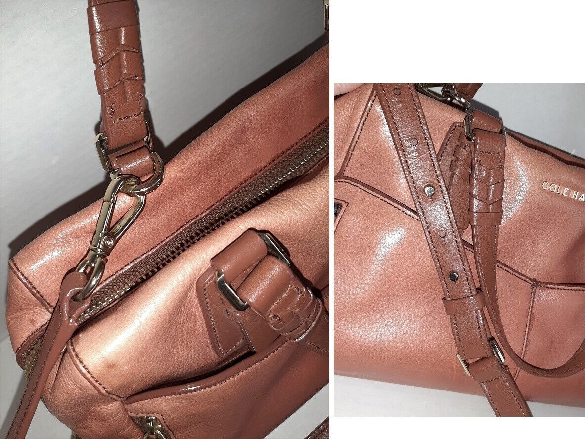 Cole Haan Leather Satchel Crossbody Purse Camel Brown with Cole Haan Leather Satchel Crossbody Purse Camel Brown with