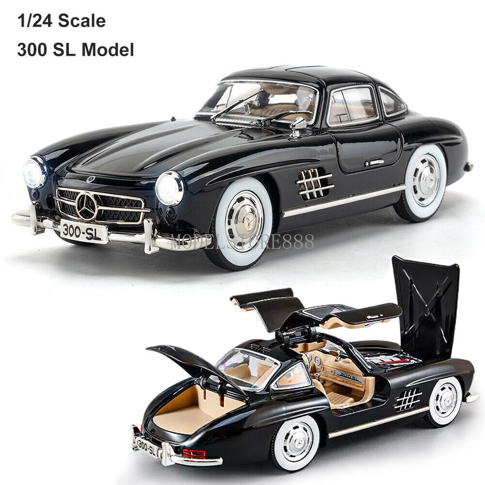 1/24 Mercedes-Benz 300SL Vintage Car Diecast Vehicle Model 1/24 Mercedes-Benz 300SL Vintage Car Diecast Vehicle Model