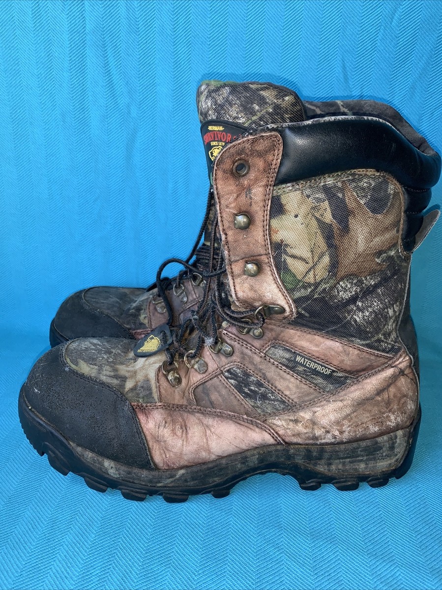 Vintage HERMAN SURVIVORS Trigger VII Waterproof Boots Real