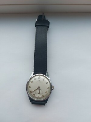 Pronto Watch Vintage 1940s Pronto Incabloc Swiss Made Watch Stainless Steel back ...
