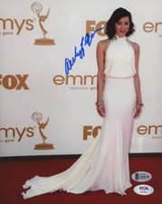 Aubrey Plaza Hot Parks and Recreation White Lotus Signed 8x10 Photo PSA Beckett