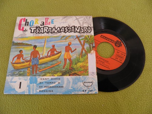 Groupe Choral Du Scolasticat - Tsaramasoandro - Madagascar 1960 7" EP African - 第 1/2 張圖片