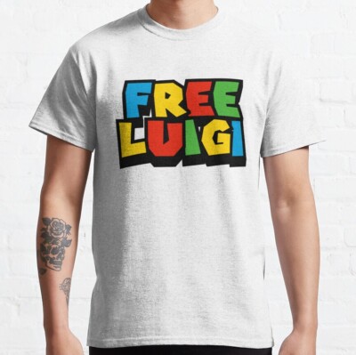 Deny Defend Depose Free Luigi Super Bro Retro Sweatshirt T-Shirt