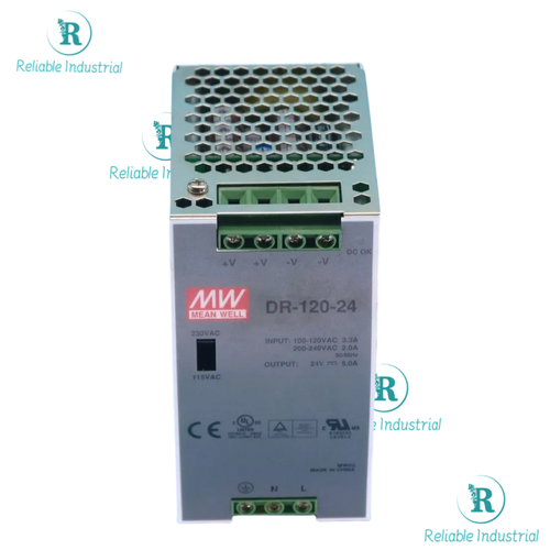 1PCS NEW MEAN WELL DR-120-24 DIN-Rail Power Supply 24V 5A 120W Fast Delivery - Picture 2 of 3