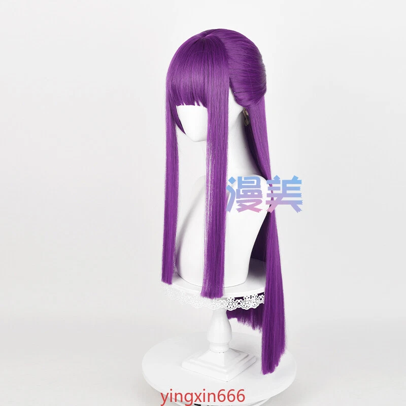 Peluca de pelo largo cosplay helecho anime Sousou No Frieren Harajuku Foto 2 de 4