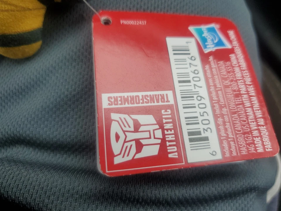 Mochila Transformers Clip de Peluche Ons Bumblebee Hasbro 2017 Foto 2 de 4