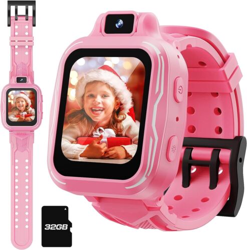 Kids Smart Watch Girls 3-10 Years,Touchscreen Toddler Digital Sport Smartwatch w - Picture 1 of 6
