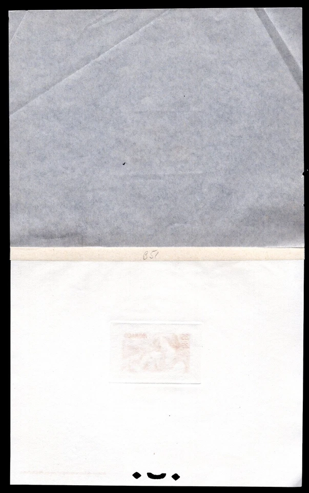 MONACO 1941 CHARITY SUNKEN DIE PROOF ÉPREUVE DE LUXE OF SCOTT #B51 MINT - Image 2 of 2