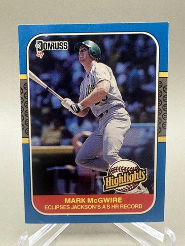 MARK McGWIRE 1987 Donruss Highlights- A's HR Record #46 - NM/MT