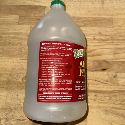FreeShipping 5 Pk Natural Request Aloe Vera Juice w Calcium 1 Gallon  Dietary USA | eBay