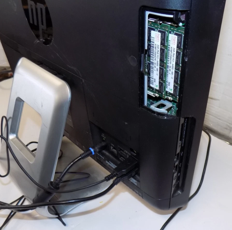 HP MS213 All-In-One Computer 500gb HDD 4gb Ram AMD Athlon X2 Windows 10 - Image 3 of 4