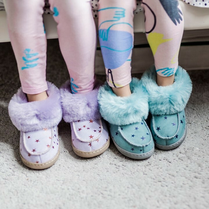 Chaussons Femme Vanuba - 100% Peau De Mouton - Doublure Fourrure - Semelle Caoutchouc Antidérapante