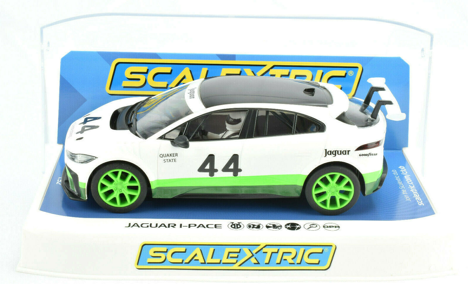 Scalextric Heritage Ed Jaguar I-Pace - Etrophy DPR с фарами 132 Слот-кар C4064 8390₽