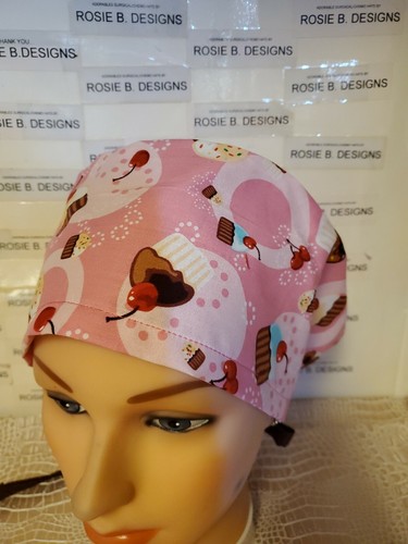 Cupcakes/HEROES NURSES/pixie Euro cap/Rn's, Dr's,medical staff - Picture 2 of 4