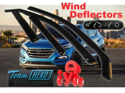 Heko Zijwindschermen compatibel met HYUNDAI Tucson III 5d 2015-2020, 2 st