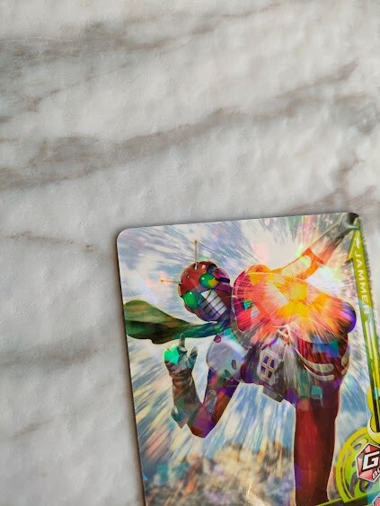 BANDAI - raing Masked Rider ZX RT1-055 R GANBARIZING Card BANDAI From Japan