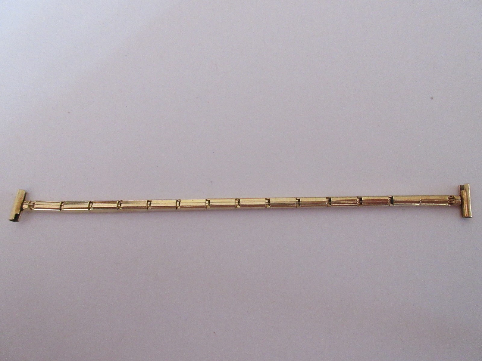 LADIES GOLD TONE EXPANDING WATCH STRAP 10MM STRAIGHT ENDS eBay