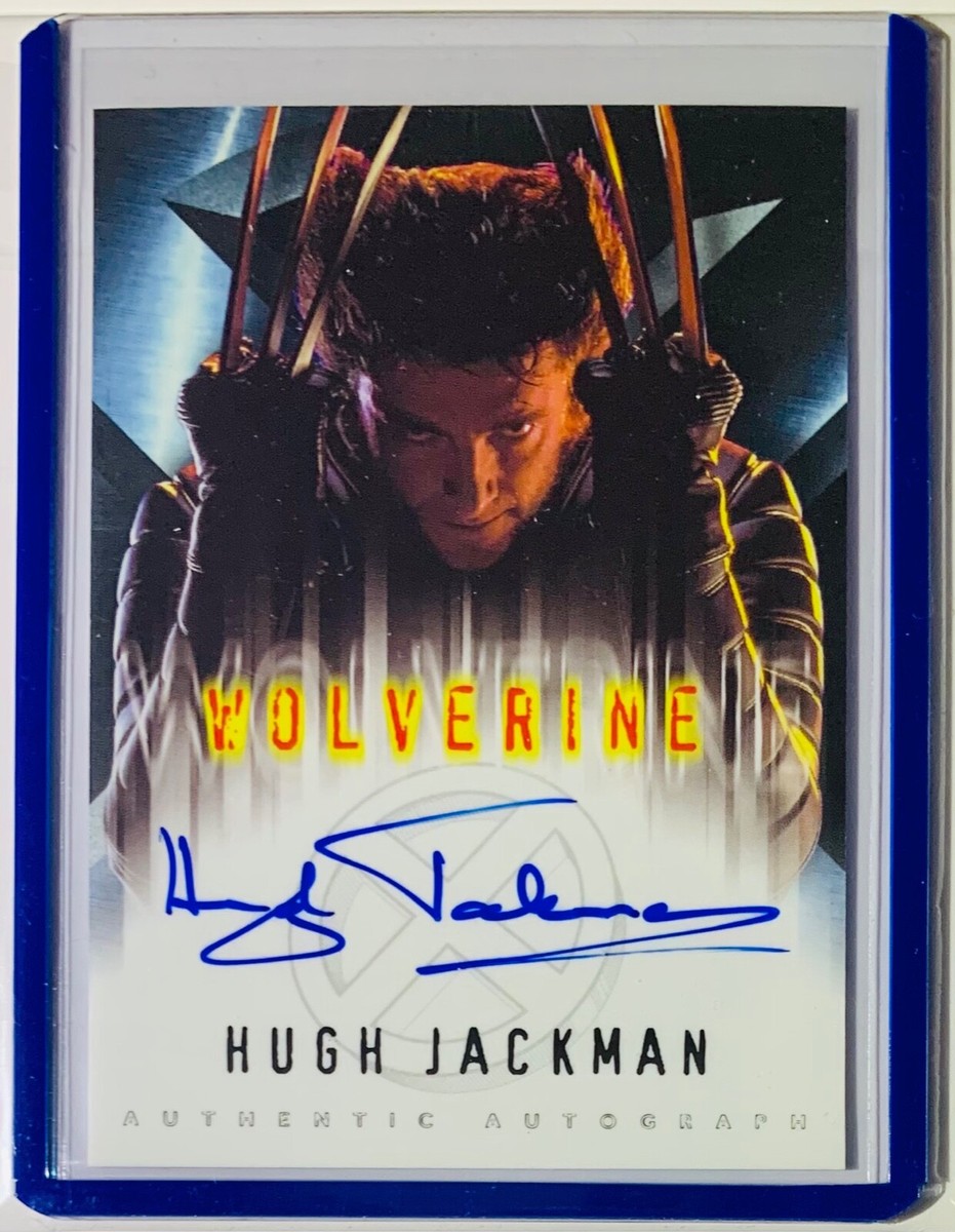 2000 Topps X-Men the Movie Hugh Jackman Auto Wolverine Autograph