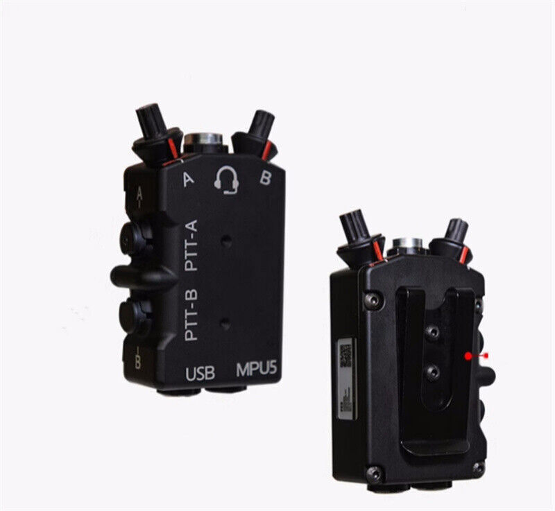 の*ま様 新品 MPU5無線機＋アンテナ＋DUALセット FCS Metal CNC MPU5 DUAL PTT Single/Dual Channel Radio Tactical