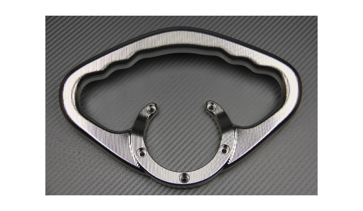 Poignée de réservoir passager argentée pour YAMAHA MT07 et Tracer 700 2016-2019