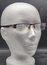 POLICE Eyeglasses Cranberry Half Rim V8693 49 17-135 Made In Italy