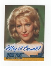 Star Trek TOS Season 2 1998 Fleer/Skybox Autograph Card Majel Barrett A30