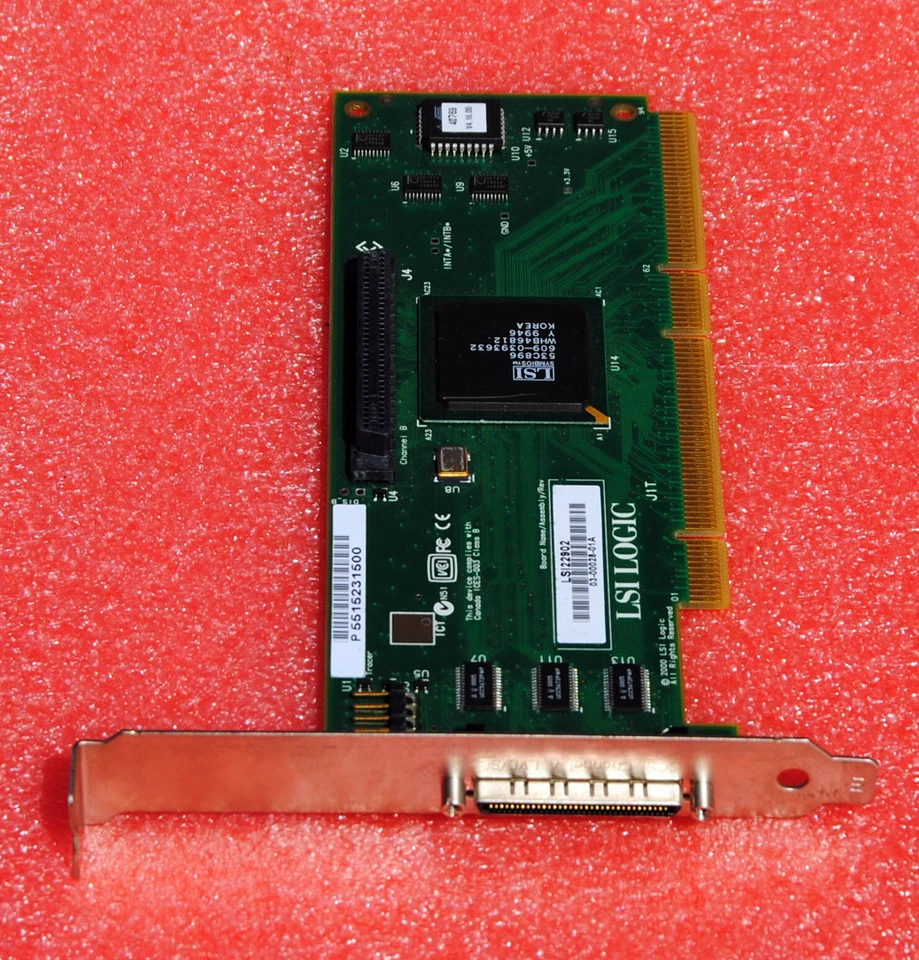 LSI Logic LSI22902 - PCI-X Ultra2 LVD SCSI Controller Adapter Card  - Image 2 of 2