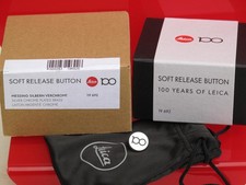 Leica 19692 100 soft release button chrome brass, NEW IN BOX, US SELLER "LQQK"