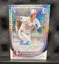 2025 Topps Bowman Chrome ⚾️Brooks Lee RC Auto /25 Rookie Autographs #CRA-BL